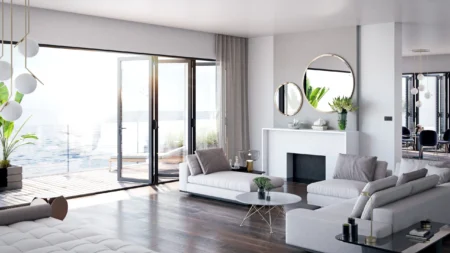 Aluhaus-Terrassentür-fold