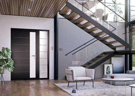 Eingangstüren mit Doppelflügel - Aluhaus