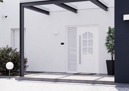 Eingangstüren mit Doppelflügel - Aluhaus
