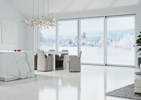 Terrassentür in weiß - Oknoplast