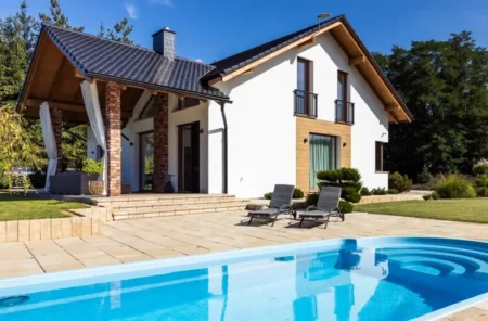 Ein gemütliches Haus mit Pool