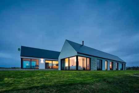 Modernes Haus in Irland Oknoplast