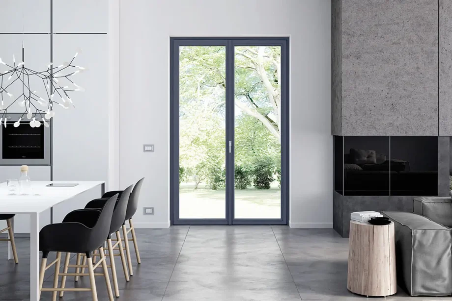 Zweiflügelige Balkontüren