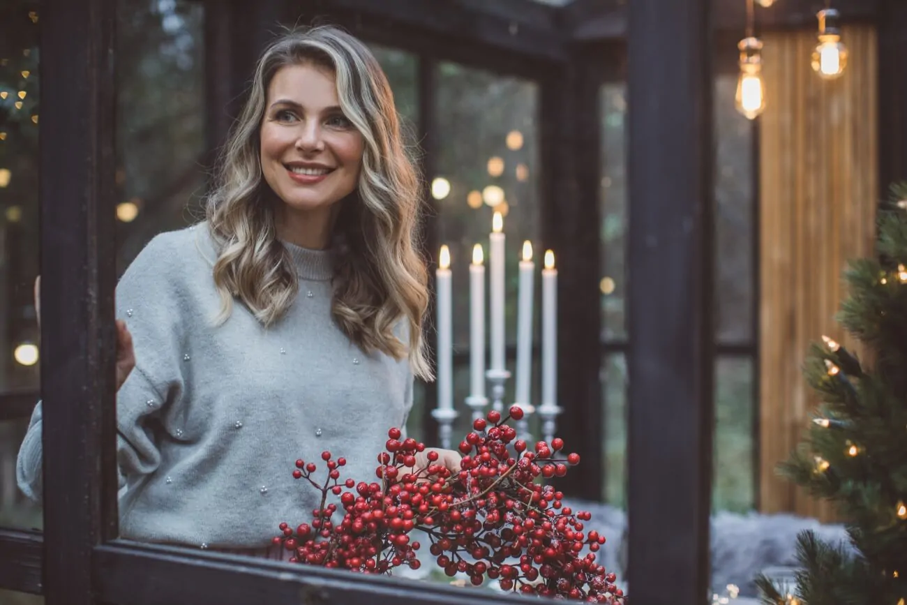 naturliche Fensterdekorationen