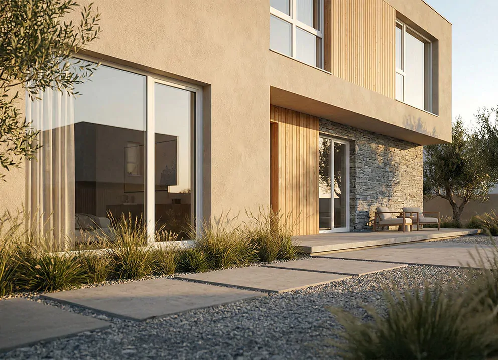 Fassade des Hauses 2026 Trends