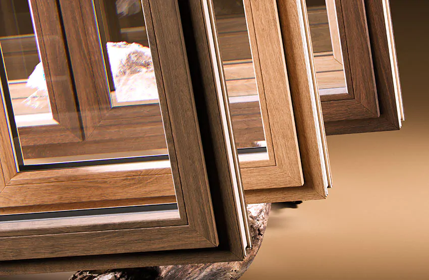 Holzoptik PVC Fenster