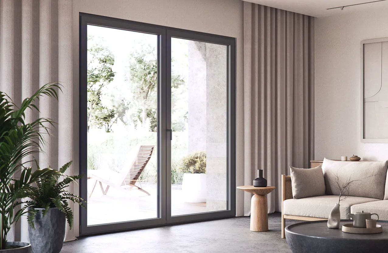 matt farbige Fenster Oknoplast